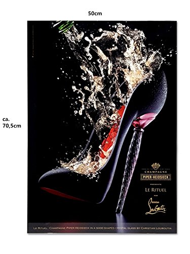 Piper Heidsieck And Le Rituel Par Christian Louboutin Stileto Hochglanz Acryl Bild Plakat 8794